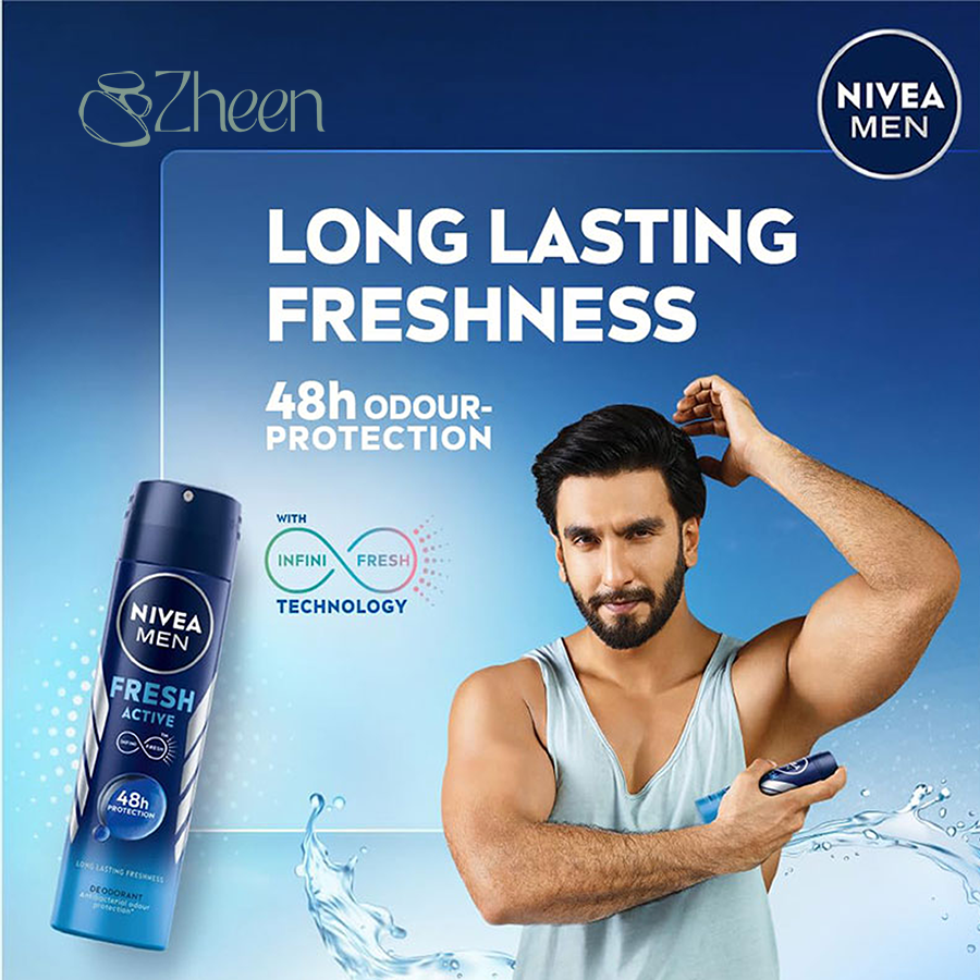 اسپری ضد تعریق نیوآ مدل Fresh Active